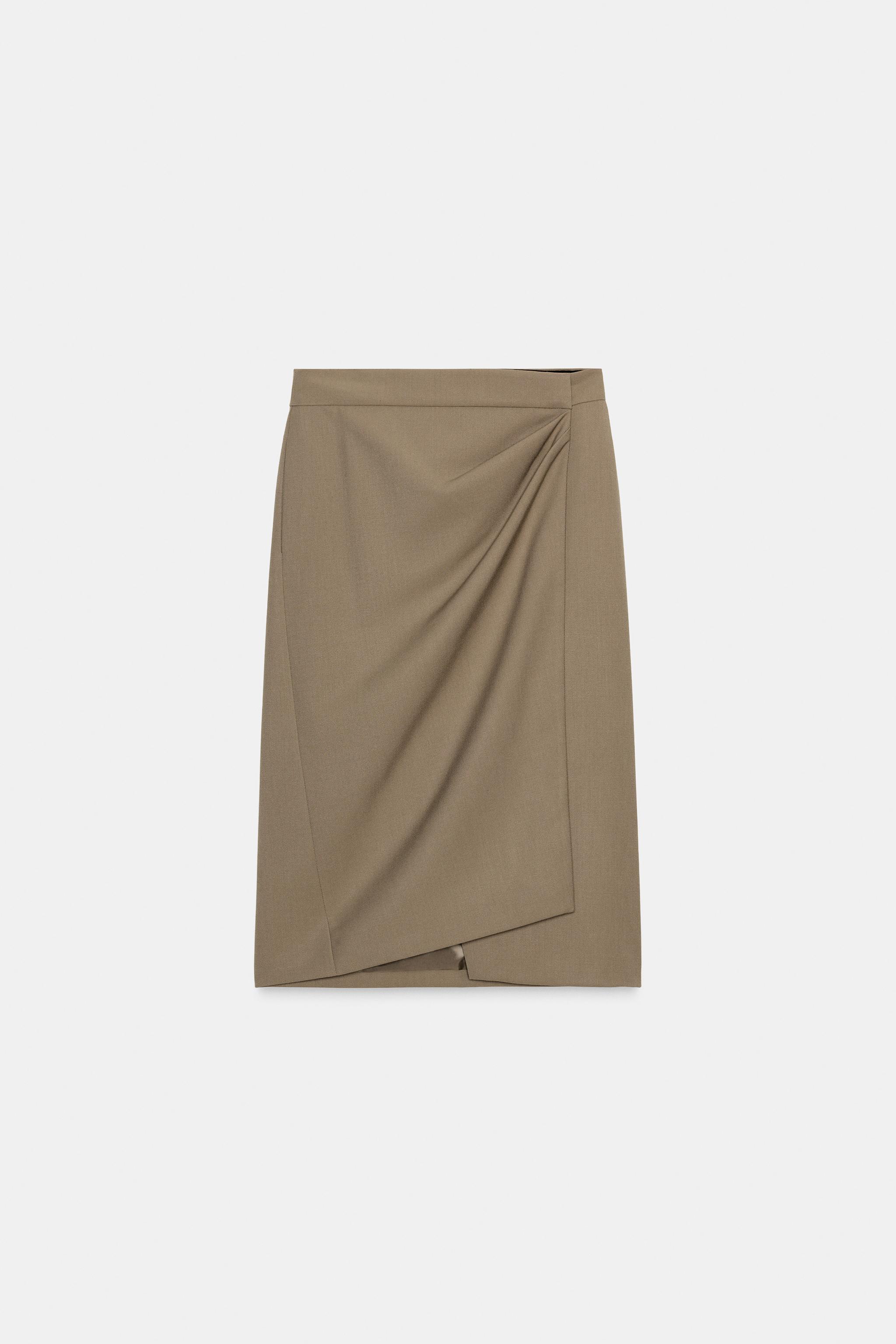FLOWY WRAP SKIRT ZW COLLECTION